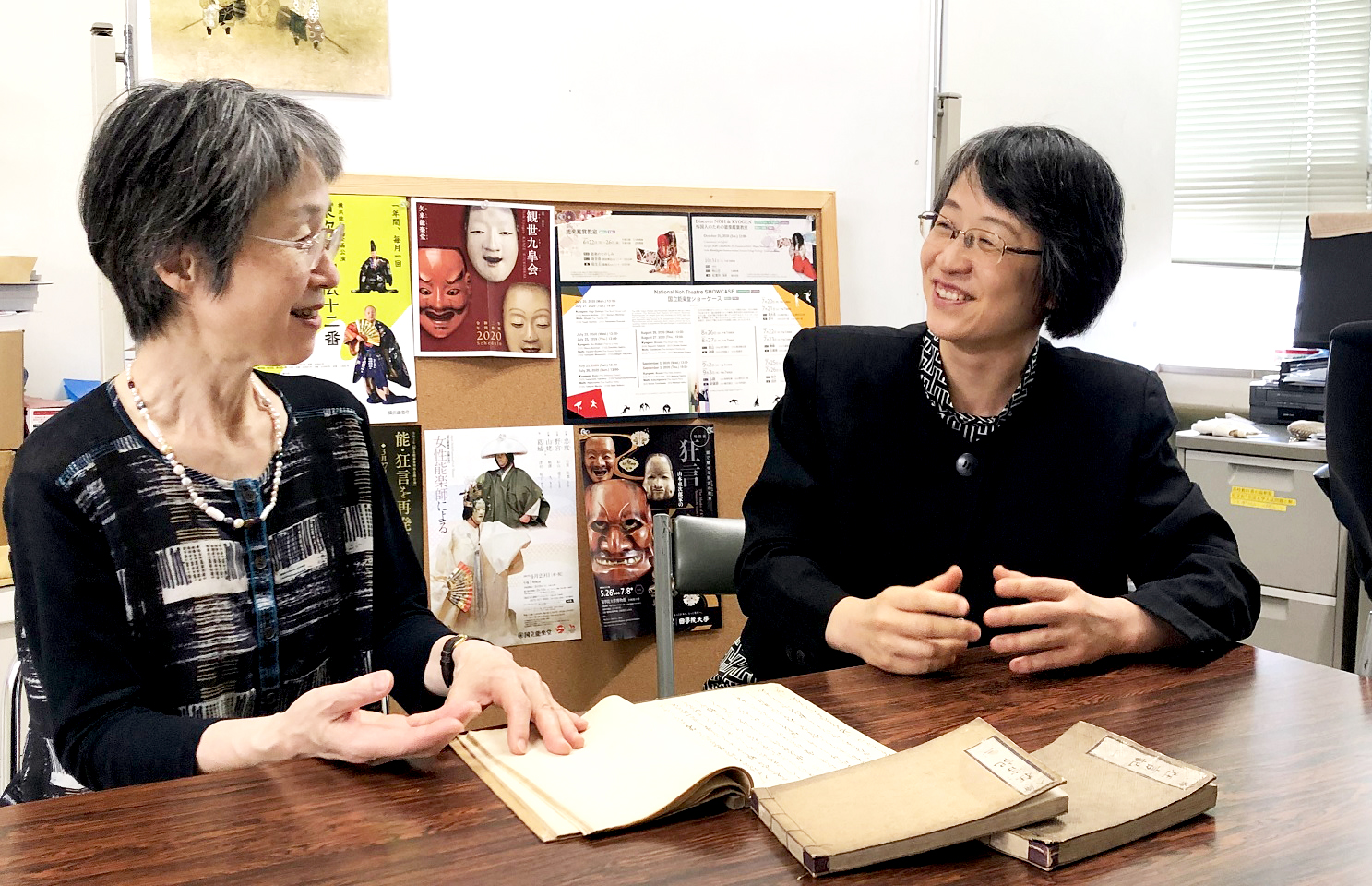 山本先生と小原学長