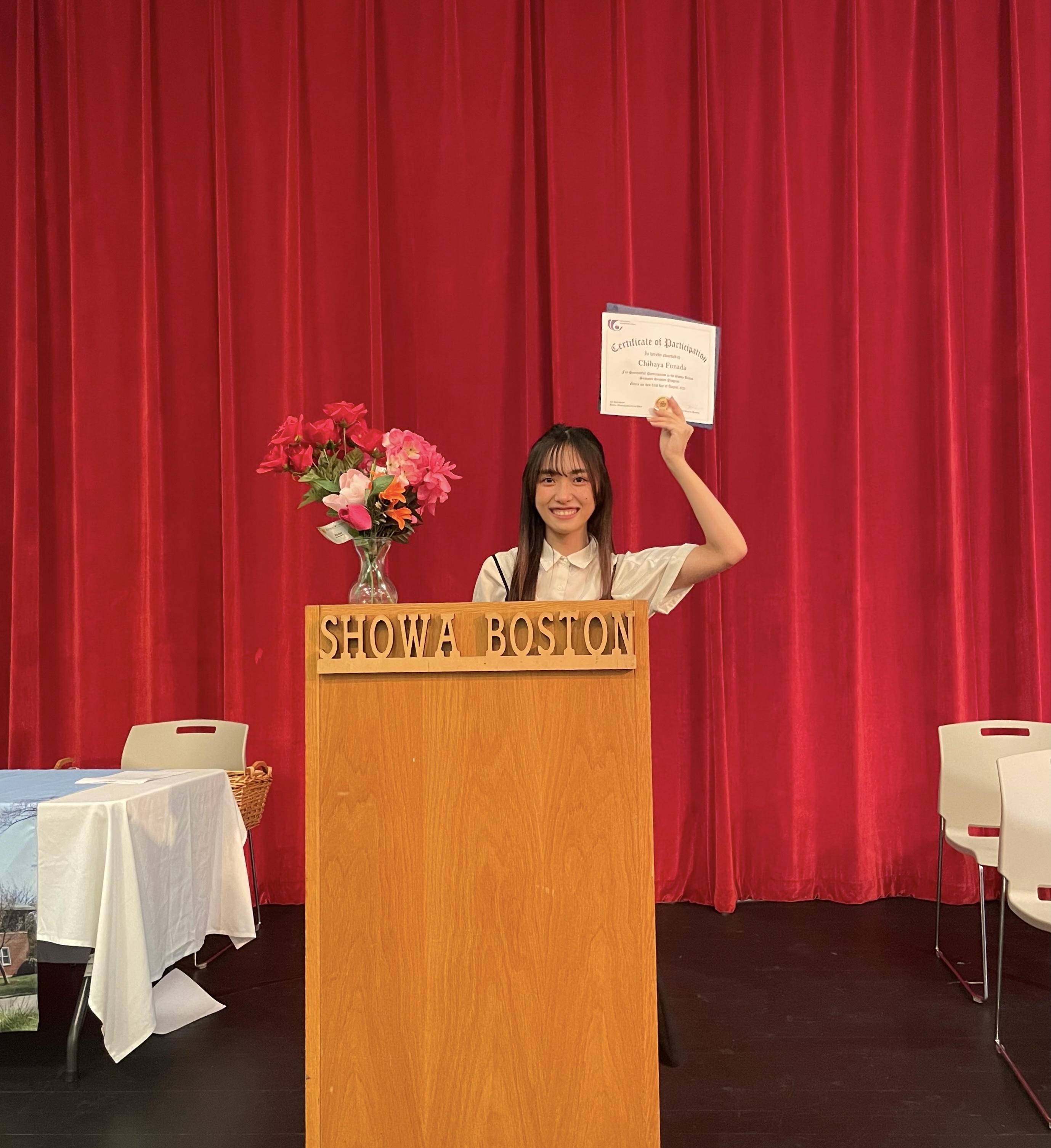 ボストン留学（修了書授与された時の写真です） (2)