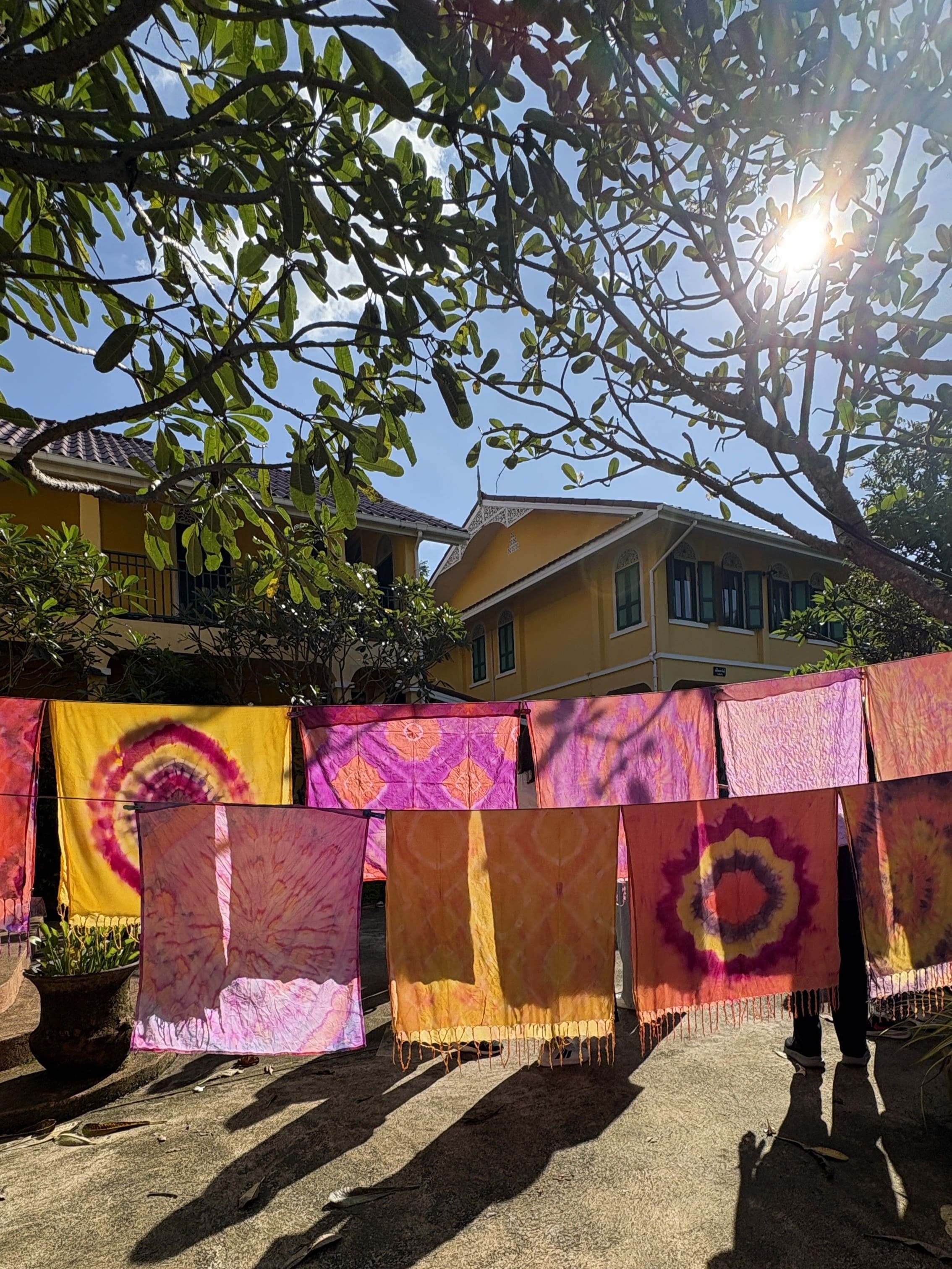 課外活動　藍染