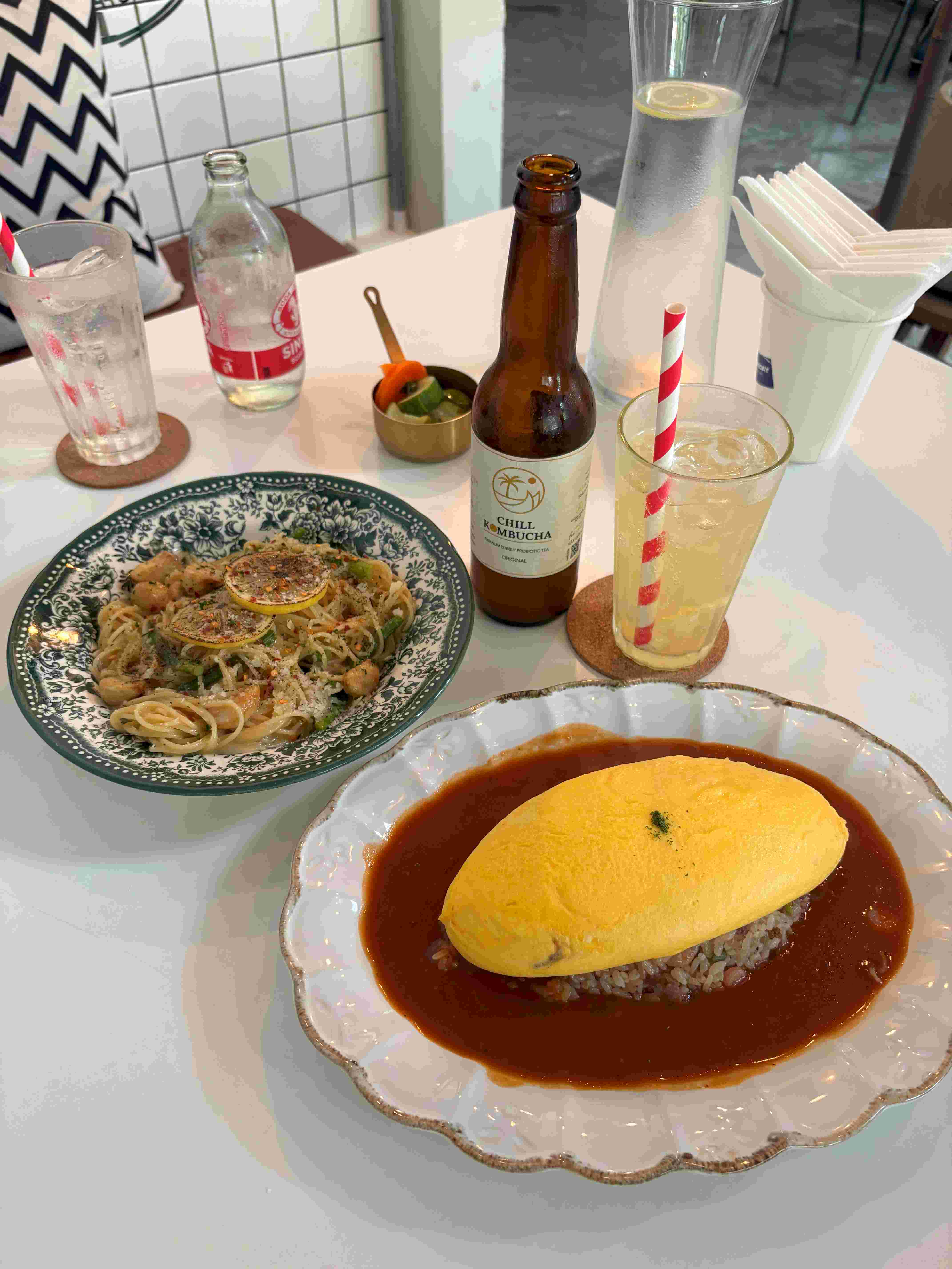 取材で行ったおしゃれカフェ