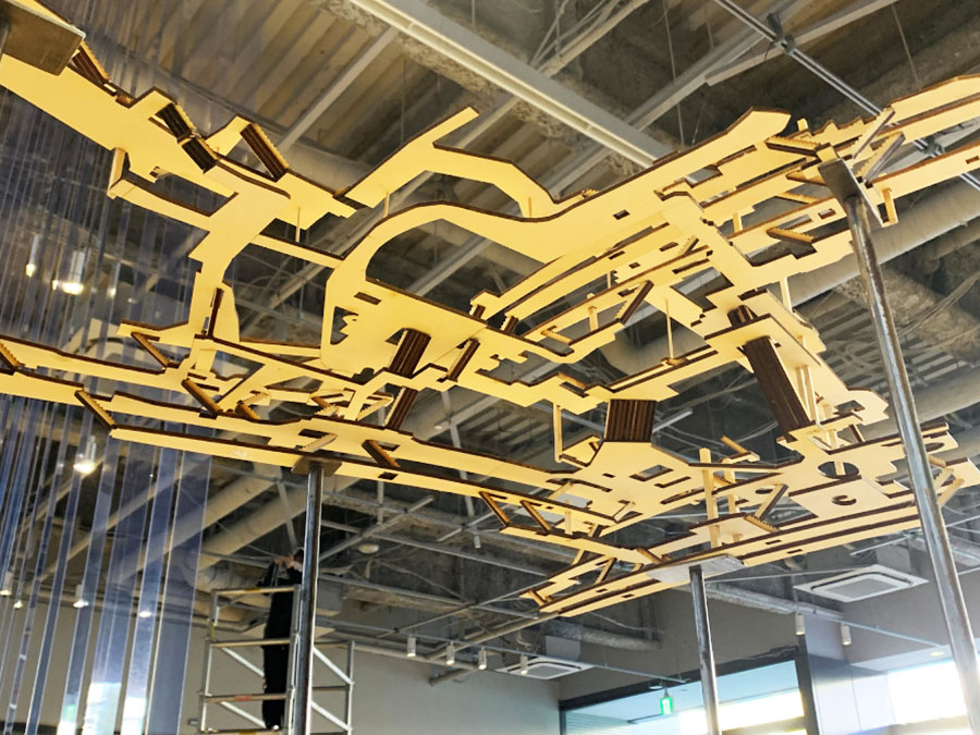 環境デザイン学部 田村圭介研究室 「山手線全30駅模型」をグランスタ東京で展示01