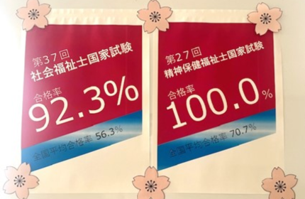 福祉社会学科】2年連続で精神保健福祉士国家試験合格率100%達成！社会