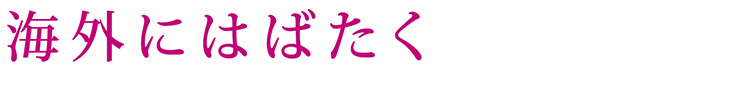 海外にはばたく