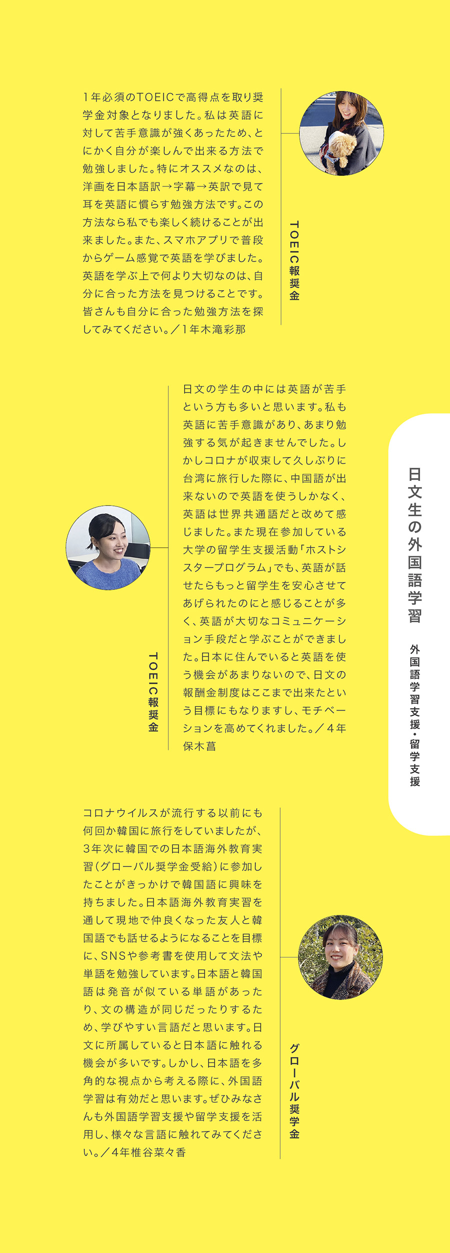 昭和女子大学日文留学ガイド2025（日文生の外国語学習）